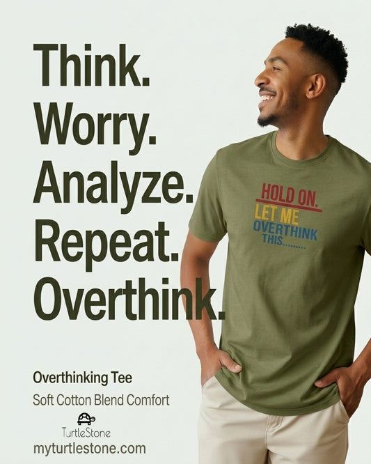 HOLD ON. LET ME OVERTHINK THIS.....T-Shirt | Soft Cotton Blend Tee
