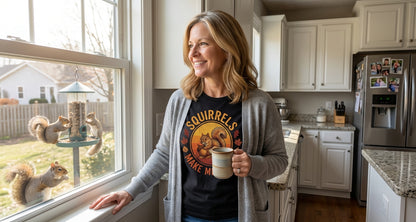 SQUIRRELS MAKE ME HAPPY |Women's T-Shirt |Comfort & Style